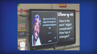 High school teacher placed on leave after lesson about N-word