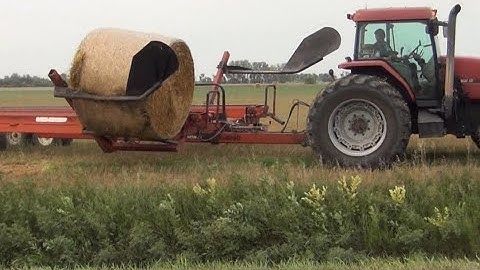 Round Bales Load And Unload