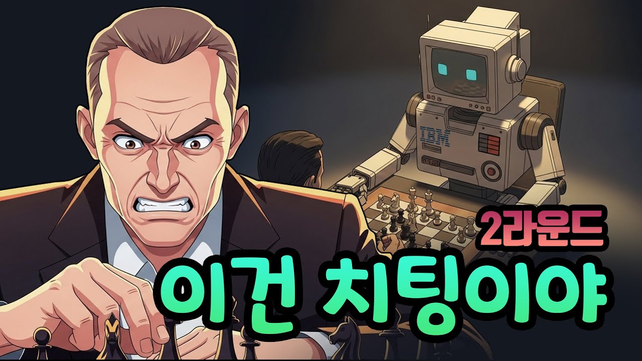 시작된 인공지능의 반란! |  게리 카스파로프 vs 딥블루 1997년 뉴욕 2라운드!