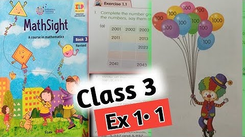 Class 3 Maths | Mathsight Class 3| Maths Class 3| Chapter 1 Number s| Ex 1.1 |HPS Gurugram|Mathsight