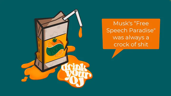 Elon Musk's So-Called "Free Speech Absolutism" is Absolutely Bullshit