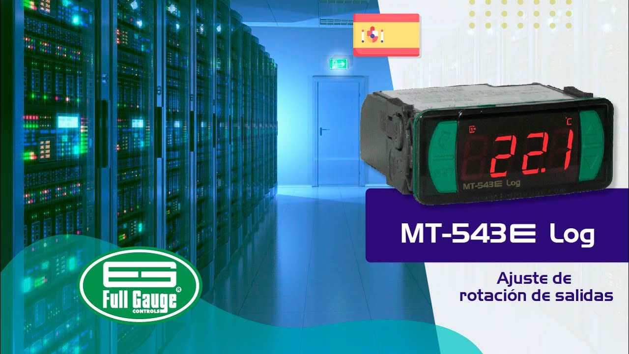 MT-543E Log - ajuste de rotación de salidas