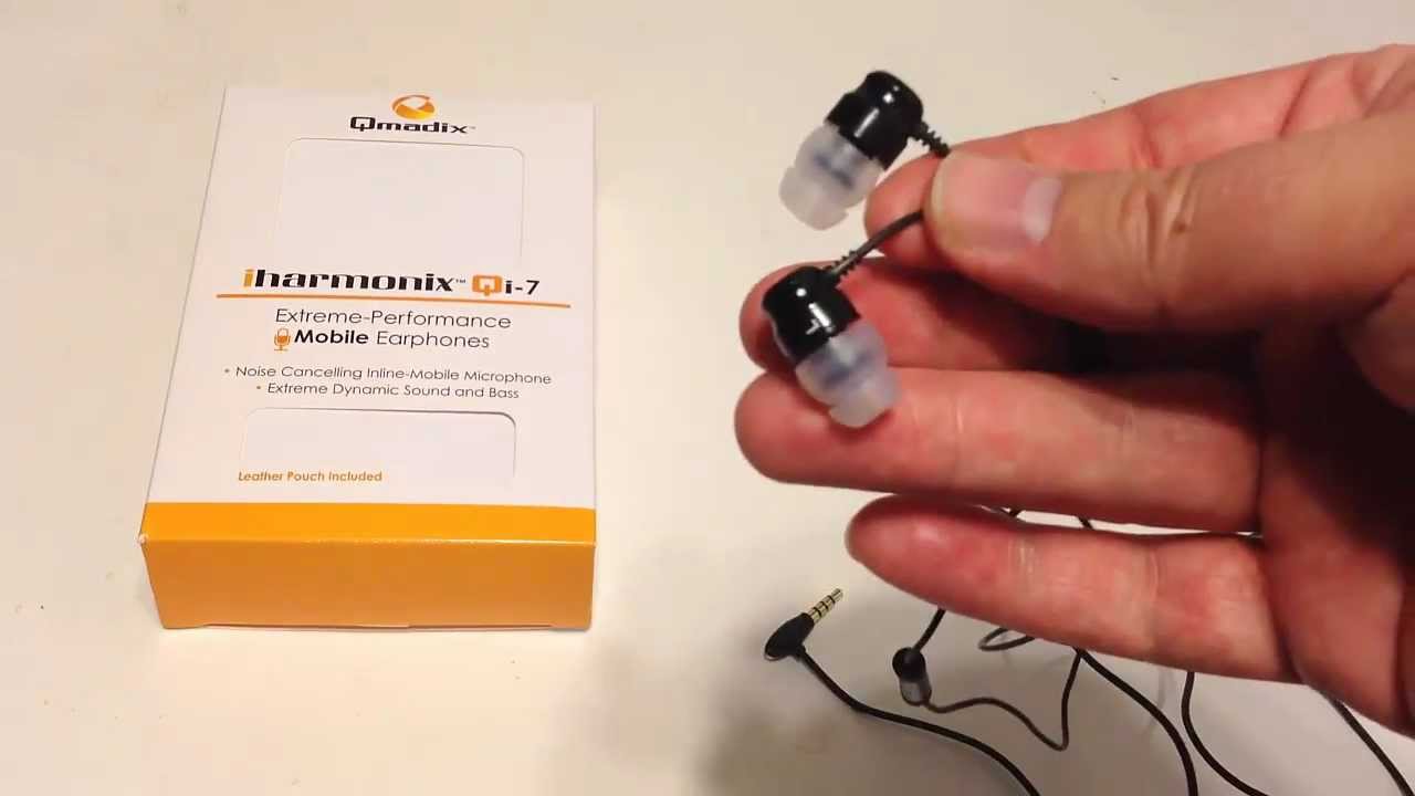 Qmadix iharmonix Q-i-7: Extreme-Performance Mobile Earphones Unboxing Review