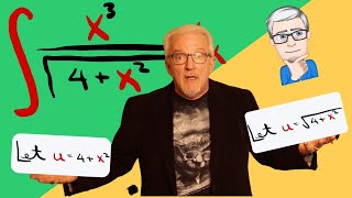 Evaluating an integral twice using 2 UNEXPECTED u-substitutions!
