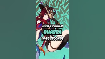 BEST CHASCA BUILD - How to Build Chasca in 60 Seconds #genshinimpact #genshin #hoyoverse