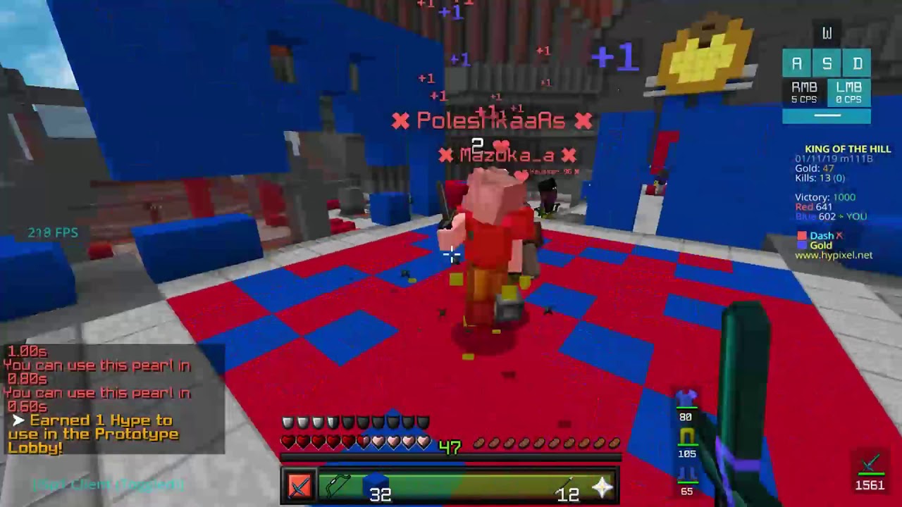 CRAZY KOTH COMEBACK 31 KILLS (Hypixel KOTH)