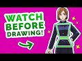 How To Draw FEMALE Body Proportions