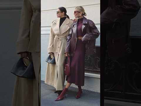 AUTUMN ELEGANT STYLE ITALY #shorts #streetstyle #italianstyle