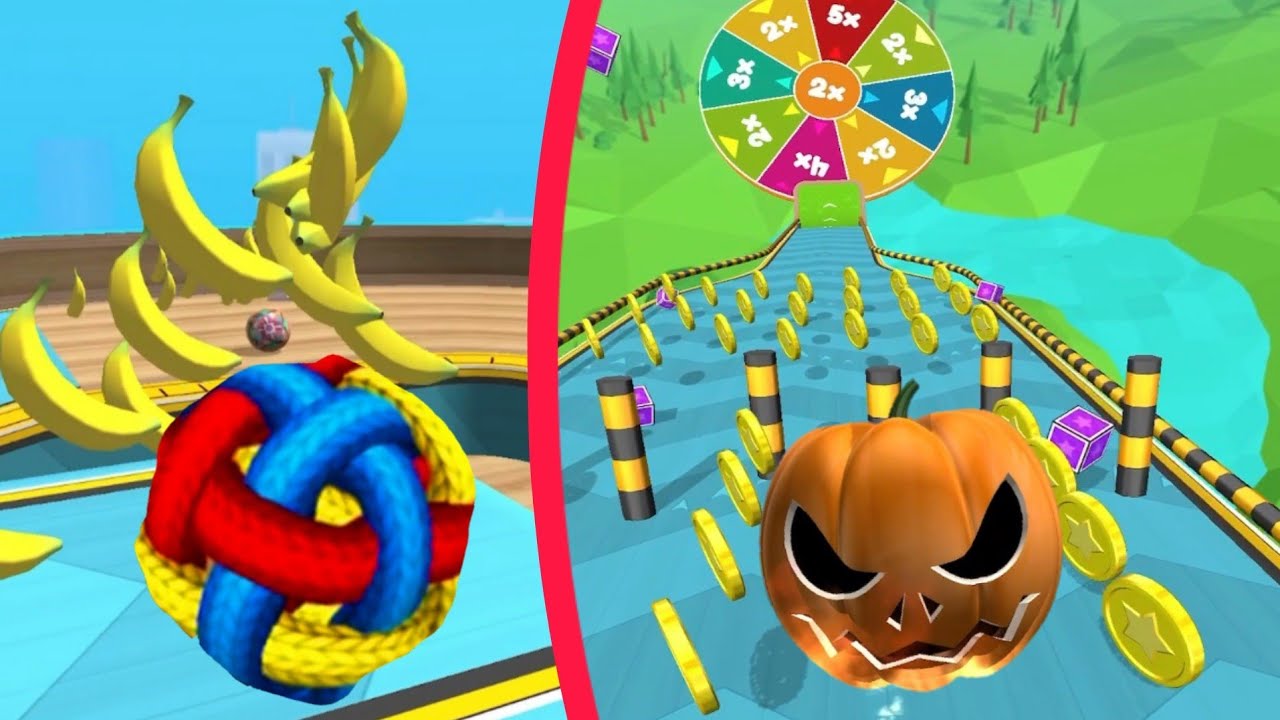 Banana Frenzy 🔥🔥 Super Bonus level 🌟🌟 Portal Run GOING BALLS Adventure