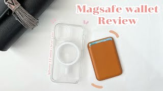 รีวิว Leather Wallet with MagSafeและ iphone 12mini Clear case/ ข้อดี ข้อเสีย 📱