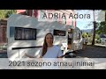 2021 sezono Adria Adora - atnaujintas dizainas ir funkcionalumas