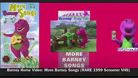 More Barney Songs Screener Label Plays (On Please And Thank You (Episode)