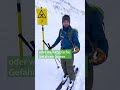 Skitour: Pistenskitour - gesperrte Pisten beachten #alpenverein #skitour