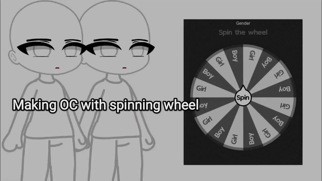 Making OCs with spin the wheel challenge See what happened 😱