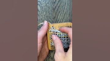 2X2 pin loom. #weaving #pinloom #memade