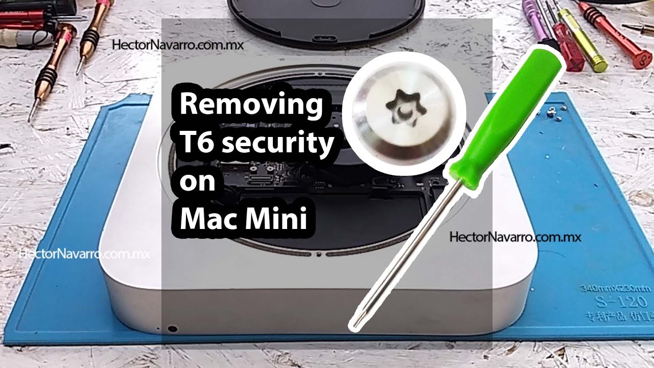 Removing T6 Security Torx Screw on Mac Mini
