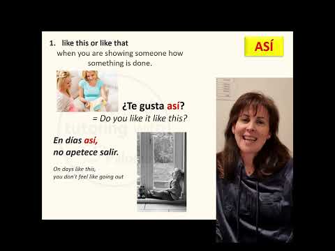 Learn Spanish ASÍ, ASÍ QUE , ASÍ COMO in Spanish  ¿Cómo y cuándo utilizar correctamente ASÍ?