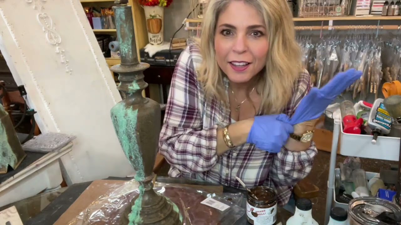 Creating a rusty patina look with Dixie Belle Paint
