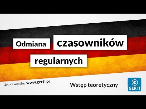 Język niemiecki - Odmiana czasowników regularnych