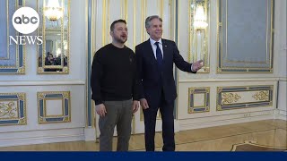 Blinken arrives in Ukraine to meet with Zelenskyy and reaffirm US support
