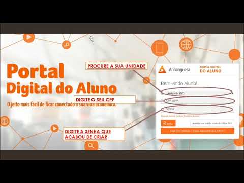 PORTAL DO ALUNO ANHANGUERA 2018 - ACESSO / AVA