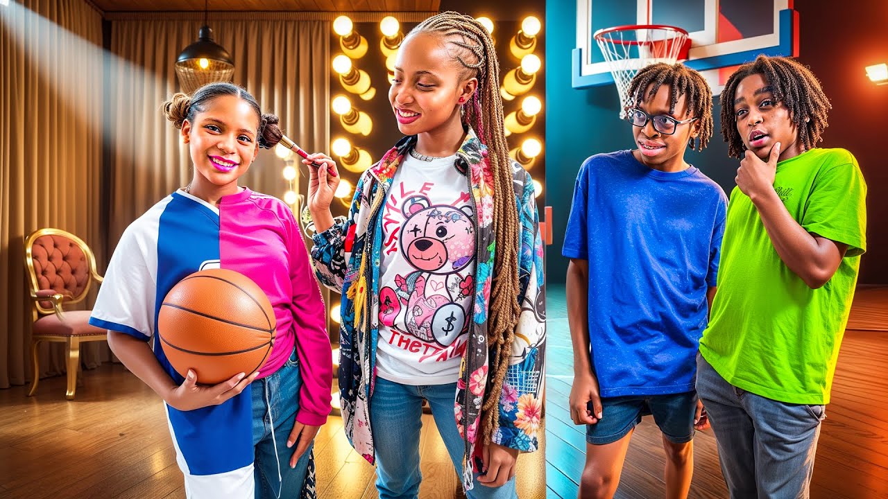 CRUSH & BASKETBALL 🏀❤️ Ep2 | Surprise! Secret Makeover Mission | Tiffany La'Ryn