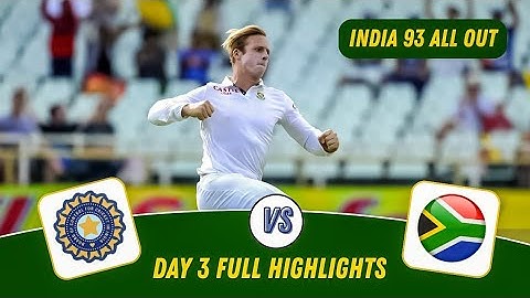 India vs South Africa 1st Test 2025 Day 3 Full Highlights | Ind vs SA
