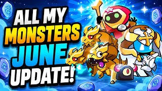 All My Monsters June Update | More 3 Gold Star Mythicals | Summoner's Greed screenshot 3