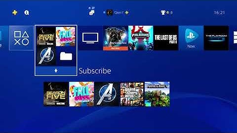 PS4 How to Create a Folder New!
