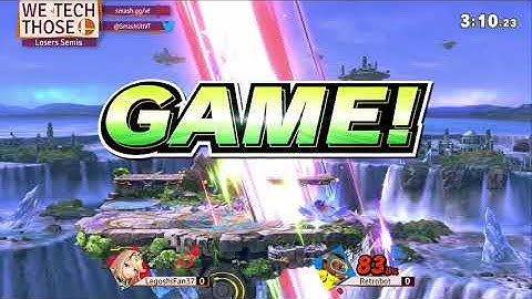 We Tech Those Welcome Back! LegoshiFan37 (Pyra/Mythra) vs Retrobot (Mii Brawler) Losers Semis