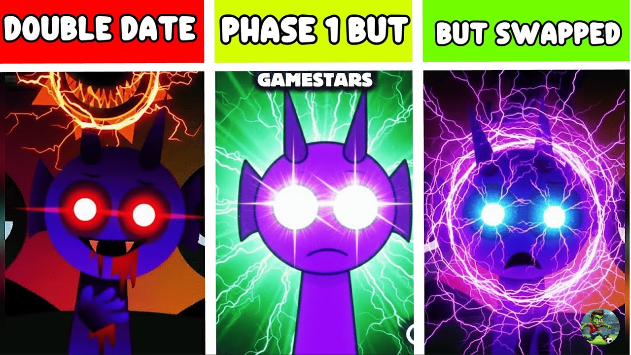 Sprunki: FULL DOUBLE DATE & PHASE 1... But everything is SWAPPED! 🔄💀