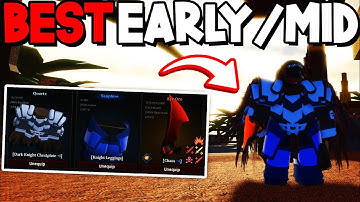 BEST MID GAME ARMOR & WEAPON RECIPES in The Forge! Roblox