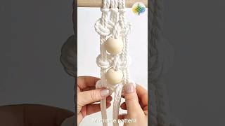 #20 Macrame, Basic Half Knot Pattern With Wooden Ball, easy tutorial. #