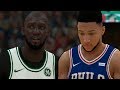 NBA 2K19 Tacko Fall My Career Ep. 14 - THRILLER Comes Down to the Wire!