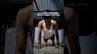 Ego matters 🔥#fitnessmotivation #desihomegym #pushups #speedsong #steroidfree