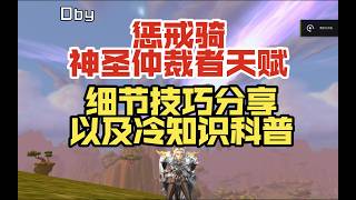 【惩戒骑攻略】【神圣仲裁者天赋】细节技巧分享以及冷知识科普