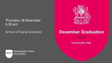 5.30 pm - Ceremony 20: NTU Graduation 18 Dec 2025 - School of Social Sciences