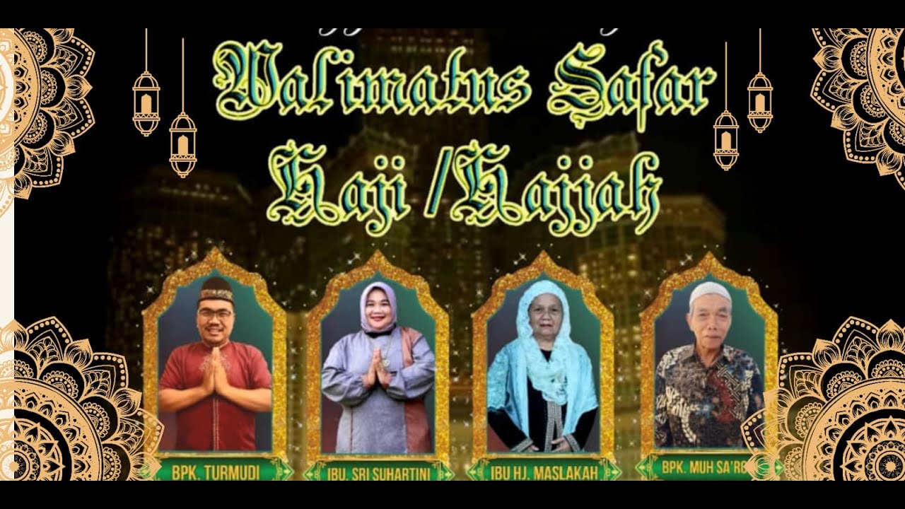 Muh Roni 🔴 LIVE WALIMATUS SAFAR Bp. TURMUDI, Ibu SRI SUHARTINI, Ibu. Hj ...