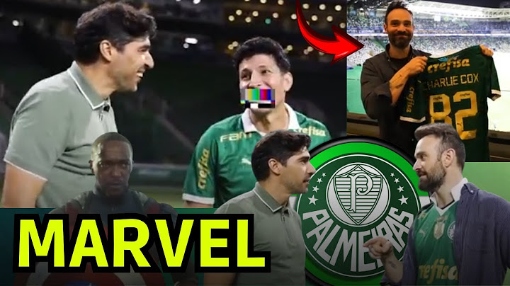 ABEL FERREIRA FAZ INTERCAMBIO COM ATORES DA MARVEL