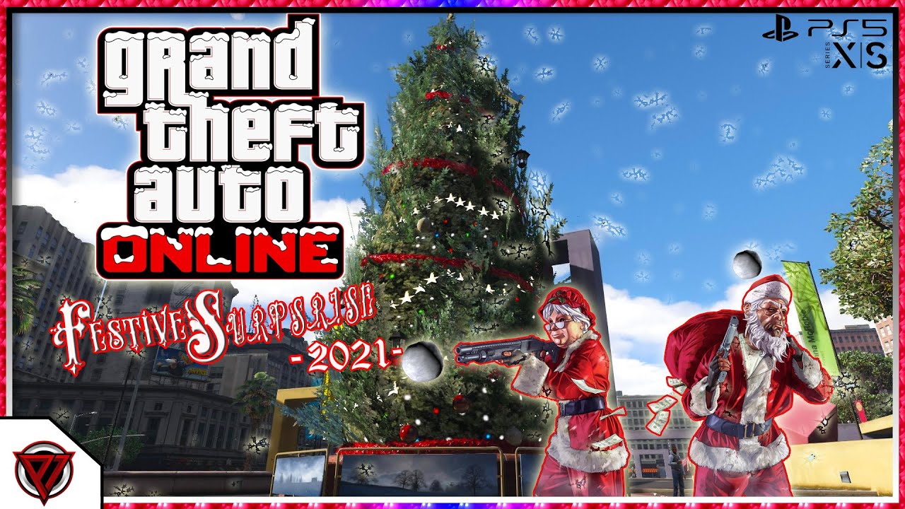 GTA Online FESTIVE SURPRISE! SNOW IS TODAY!  NEW SNOW WEAPON!? REWARDS & MORE! PS5