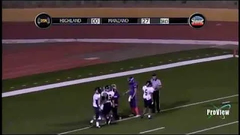 Manzano 26 yd td pass from Brandon Bray to Charles...