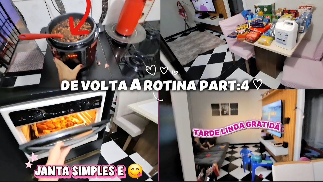 DE VOLTA A ROTINA PART:4 / JANTA SIMPLES e especial😋 COZINHEI NA PANELA DE PRESSÃO ELÉTRICA MONDIAL 
