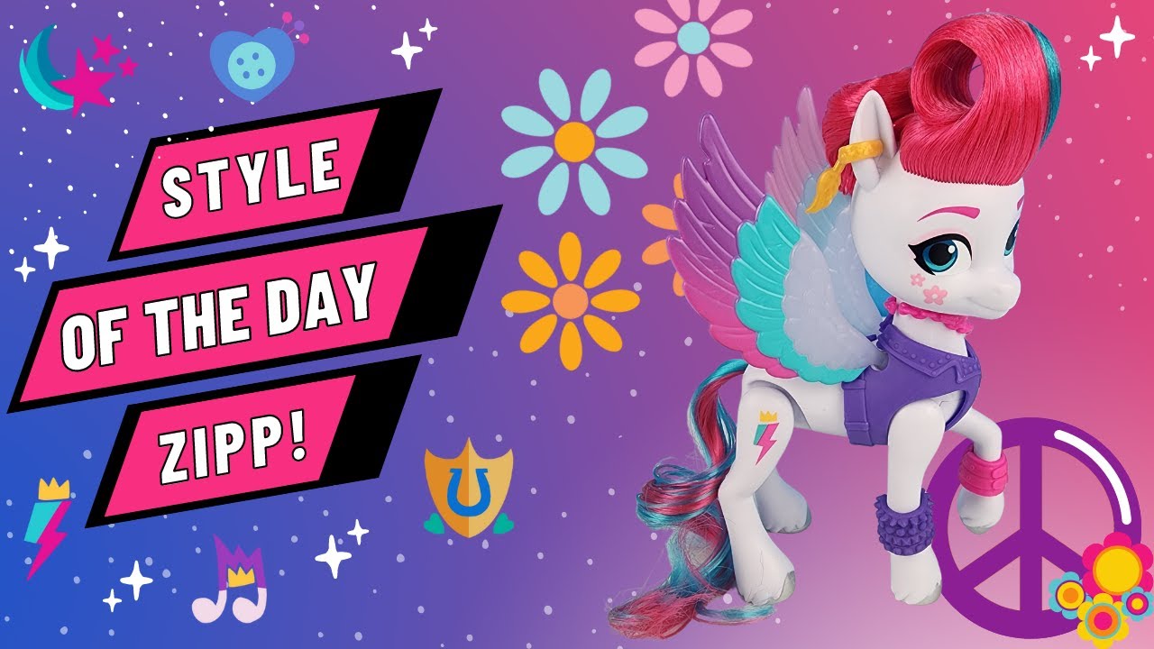 My Little Pony 携帯電話ストラップ ストライプス Zipp discovers exciting magic in the My Little Pony: Make