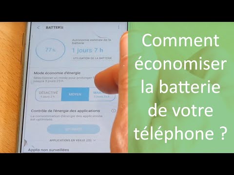 Vidéo: Comment économiser L'énergie Du Téléphone