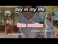 day in my life | my 6am morning routine, productive day &amp; content creation!!