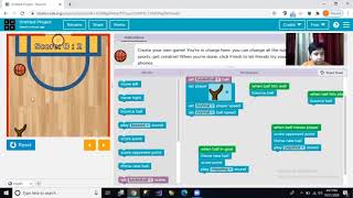 Basketball Game through coding# Kids Coding# Code.org