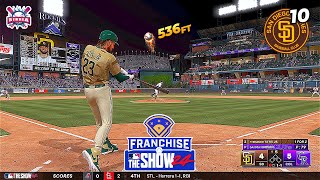 MLB The Show 24 San Diego Padres vs Colorado Rockies | Epic Match | Franchise Mode #10 - PS5 HD