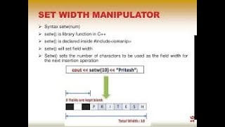 How to use setw manipulator to make a table form in c++ program by WinSoft.teach