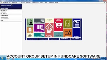 Account Group Setup in Fundcare Software