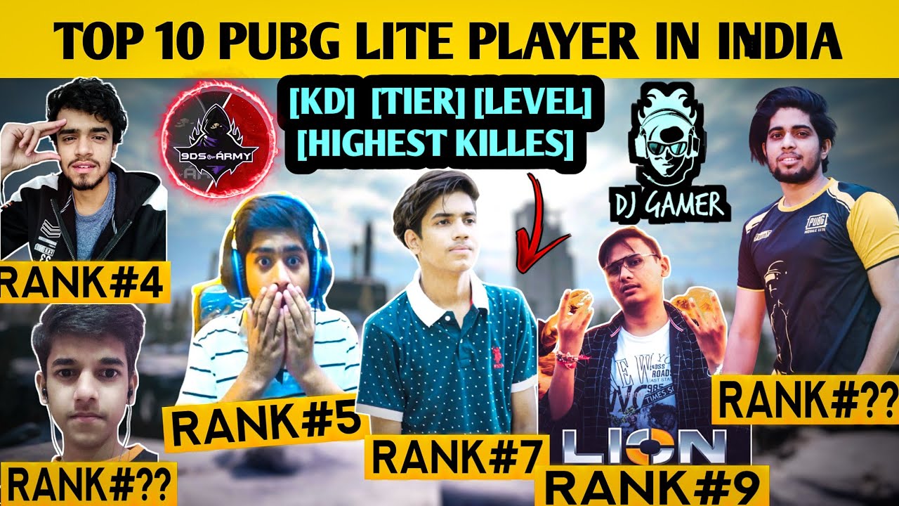 Kiks Nat Niende 3 best PUBG Mobile Lite players in the world (2022)